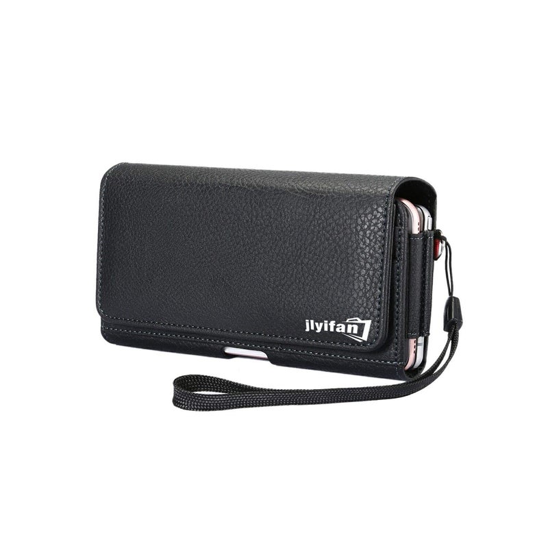 Jlyifan Dual Poacket Horizontal Executive Holster Belt Clip Pouch Case for iPhone 16 Plus iPhone 17 Pro Max Samsung Galaxy S25 Ultra S24 FE S23 Ultra A15 A16 A36 A35 Google Pixel 9 Pro XL - Image 1